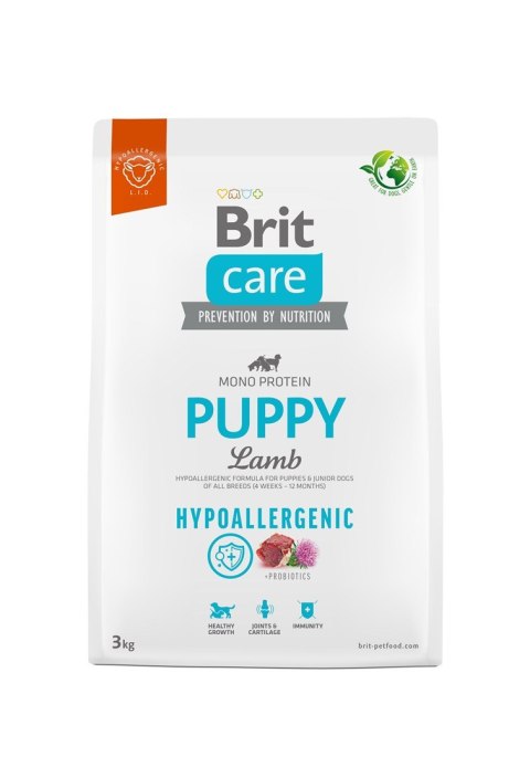 BRIT Care Hypoallergenic Puppy Lamb - sucha karma dla szczeniąt - 3 kg BRIT Care Hypoallergenic Puppy Lamb - sucha karma dla szczeniąt - 3 kg