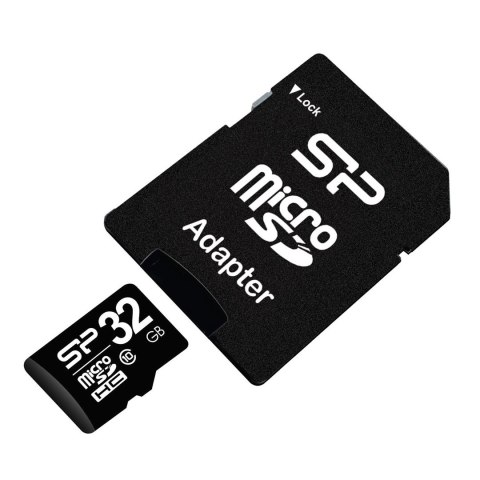 Karta pamięci Silicon Power microSDHC 32GB Class 10 + ADAPTER microSD-SD (SP032GBSTH010V10SP) Karta pamięci Silicon Power microSDHC 32GB Class 10 + ADAPTER microSD-SD (SP032GBSTH010V10SP)
