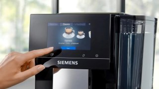 Ekspres ciśnieniowy Siemens TP713RO9 EQ700 (czarny; 19 barów)