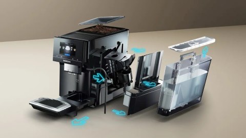 Ekspres ciśnieniowy Siemens TP713RO9 EQ700 (czarny; 19 barów)