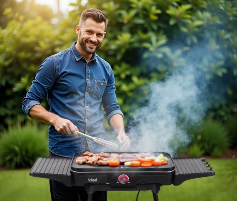 ELDOM GRILL ELEKTRYCZNY WOLNOSTOJĄCY 2W1 (WYPRZEDAŻ)