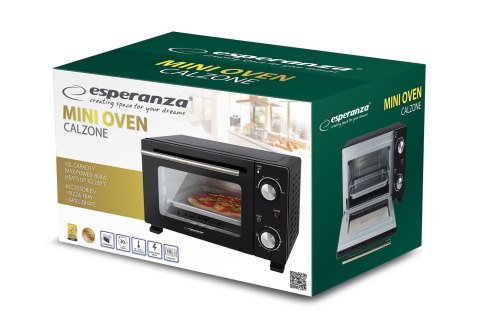 ESPERANZA MINI PIEKARNIK CALZONE 10L 800W EKO007N ESPERANZA MINI PIEKARNIK CALZONE 10L 800W EKO007N