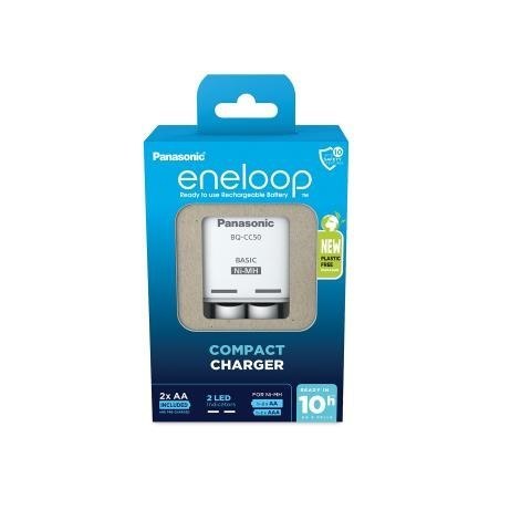 ŁADOWARKA PANASONIC COMPACT + 2x AA ENELOOP 2000 mAh ŁADOWARKA PANASONIC COMPACT + 2x AA ENELOOP 2000 mAh