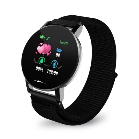 MEDIA-TECH SMARTBAND THAITI, MONITORING CIŚNIENIA KRWI, PULSU ORAZ INNYCH PARAMETRÓW, DWA PASKI NYLONOWE W ZESTAWIE MT871 (WYPRZ