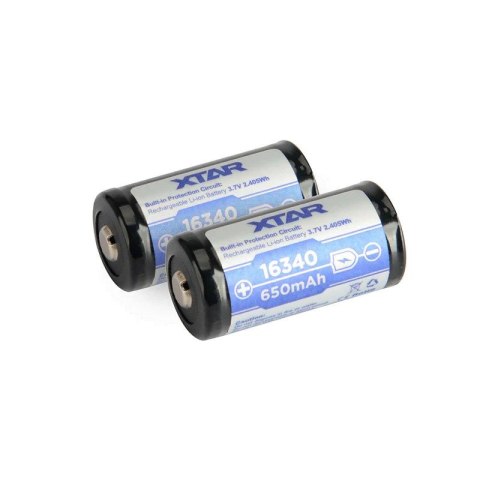 XTAR AKUMULATOR 16340/R-CR123 3,7V 650MAH LI-ION Z ZABEZPIECZENIEM 16340-650 XTAR AKUMULATOR 16340/R-CR123 3,7V 650MAH LI-ION Z ZABEZPIECZENIEM 16340-650