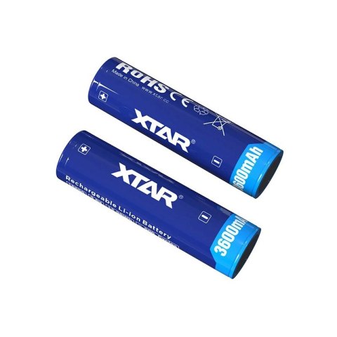 XTAR AKUMULATOR 18650 3,6V 3600MAH LI-ION Z ZABEZPIECZENIEM 18650-3600 XTAR AKUMULATOR 18650 3,6V 3600MAH LI-ION Z ZABEZPIECZENIEM 18650-3600