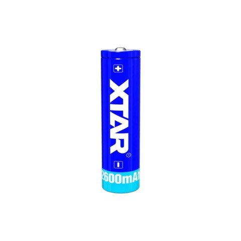 XTAR AKUMULATOR 18650 3,7V 2600MAH LI-ION Z ZABEZPIECZENIEM 18650-2600 XTAR AKUMULATOR 18650 3,7V 2600MAH LI-ION Z ZABEZPIECZENIEM 18650-2600