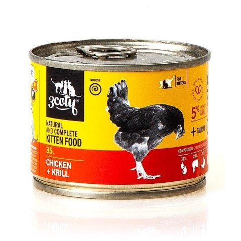 3Coty CHICKEN + KRILL for Kittens 180g 3Coty CHICKEN + KRILL for Kittens 180g