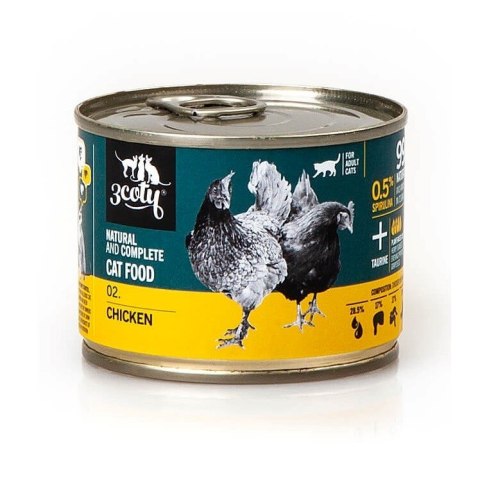 3Coty CHICKEN with Spirulina for Senior Cats 180g 3Coty CHICKEN with Spirulina for Senior Cats 180g