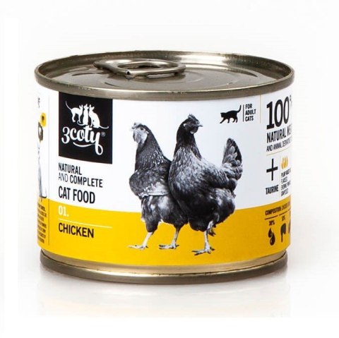 3Coty CHICKEN with hearts for Adult cats 180g 3Coty CHICKEN with hearts for Adult cats 180g
