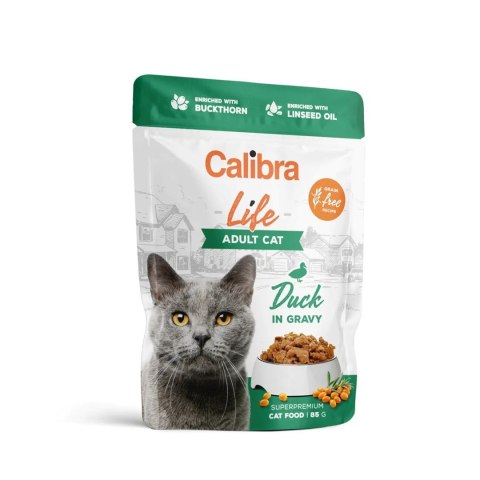 CALIBRA CAT life pouch adult duck in gravy 85g CALIBRA CAT life pouch adult duck in gravy 85g