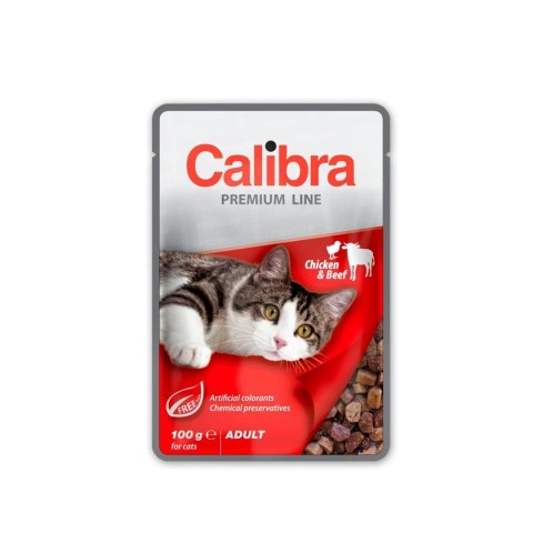 CALIBRA CAT premium chicken & beef 100g CALIBRA CAT premium chicken & beef 100g