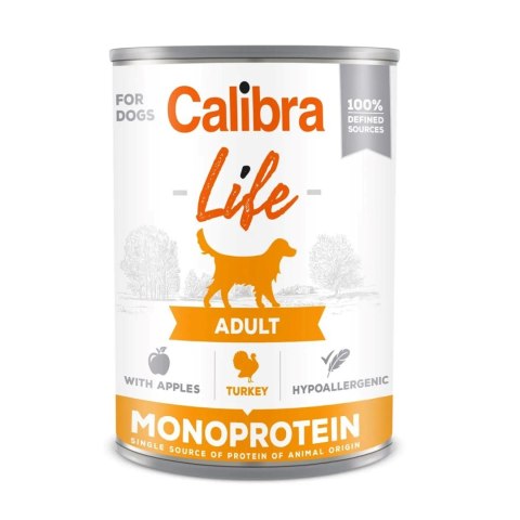 CALIBRA DOG life adult turkey with apples 400g CALIBRA DOG life adult turkey with apples 400g