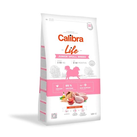 CALIBRA DOG life junior small breed chicken 1,5kg CALIBRA DOG life junior small breed chicken 1,5kg