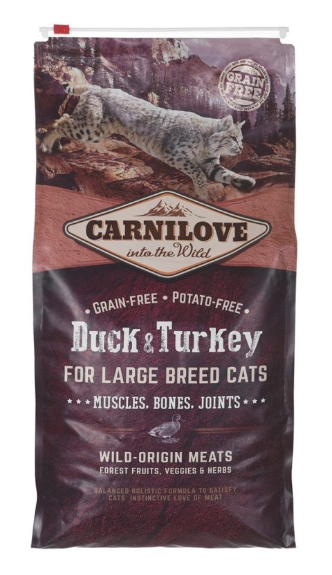 CARNILOVE CAT DUCK&TURKEY FOR LARGE BREED 6KG CARNILOVE CAT DUCK&TURKEY FOR LARGE BREED 6KG