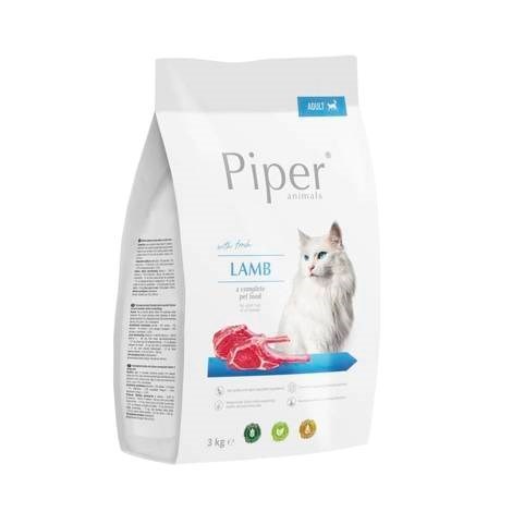 DOLINA NOTECI Piper Animals z jagnięciną - sucha karma dla kota - 3 kg DOLINA NOTECI Piper Animals z jagnięciną - sucha karma dla kota - 3 kg