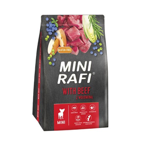 Dolina Noteci Mini Rafi z wołowiną karma sucha dla psa 3kg Dolina Noteci Mini Rafi z wołowiną karma sucha dla psa 3kg