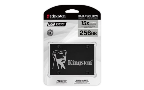 Dysk SSD Kingston KC600 (256GB; 2.5"; SATA 3.0; SKC600/256G) Dysk SSD Kingston KC600 (256GB; 2.5"; SATA 3.0; SKC600/256G)