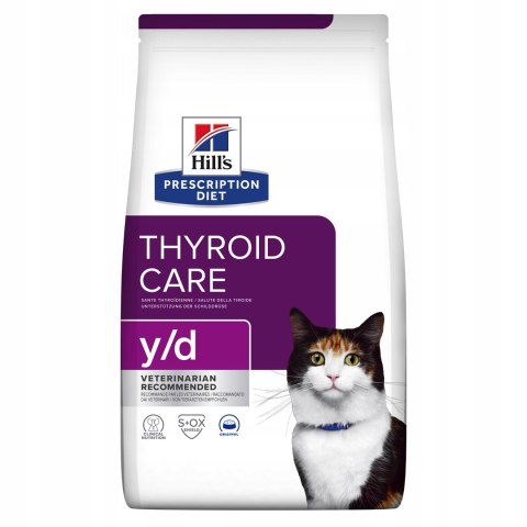 HILL'S Thyroid Care y/d - sucha karma dla kota - 1,5 kg (WYPRZEDAŻ) HILL'S Thyroid Care y/d - sucha karma dla kota - 1,5 kg (WYPRZEDAŻ)