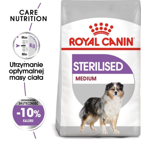 ROYAL CANIN CCN Medium Sterilised - sucha karma dla psa dorosłego - 3kg