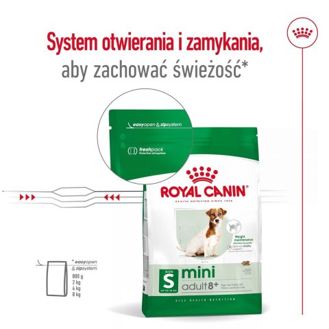 ROYAL CANIN Mini Adult +8 2kg - sucha karma dla psa