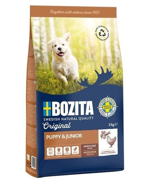 Bozita Original Puppy&Junior - 3kg Bozita Original Puppy&Junior - 3kg