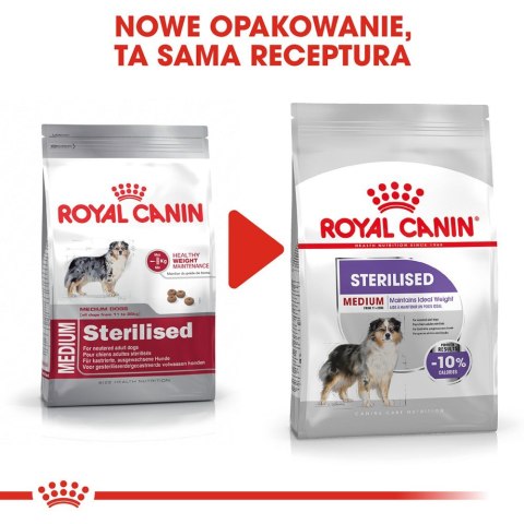 ROYAL CANIN CCN Medium Sterilised Adult - sucha karma dla psa - 12 kg (WYPRZEDAŻ) ROYAL CANIN CCN Medium Sterilised Adult - sucha karma dla psa - 12 kg (WYPRZEDAŻ)