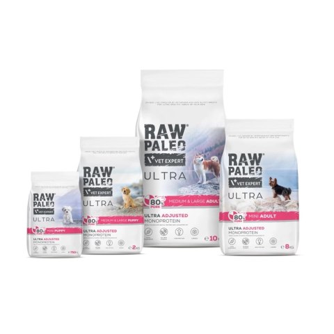 Raw Paleo Ultra Pork Medium&Large Puppy 10kg (WYPRZEDAŻ)