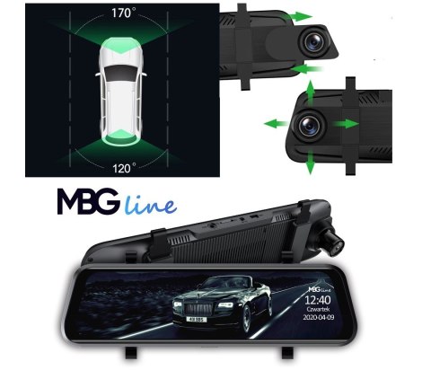 Wideorejestrator lusterko MBG Line HS900 PRO Sony (WYPRZEDAŻ) Wideorejestrator lusterko MBG Line HS900 PRO Sony (WYPRZEDAŻ)