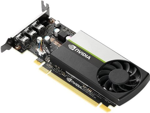 Karta graficzna Nvidia T400 4GB, GDDR6, 3x mini DisplayPort, 30W,PCI Gen3 x16, FH ATX bracket (WYPRZEDAŻ)