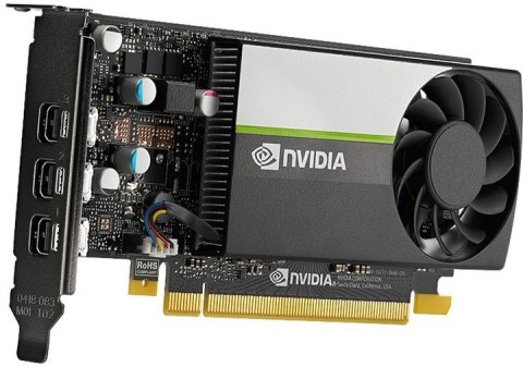 Karta graficzna Nvidia T400 4GB, GDDR6, 3x mini DisplayPort, 30W,PCI Gen3 x16, FH ATX bracket (WYPRZEDAŻ)