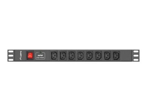 LANBERG LISTWA ZASILAJĄCA RACK 19" PDU PDU-08I-0200-C20-BK (1U, 16A, 8X IEC C13, 2M, WTYK C20) LANBERG LISTWA ZASILAJĄCA RACK 19" PDU PDU-08I-0200-C20-BK (1U, 16A, 8X IEC C13, 2M, WTYK C20)