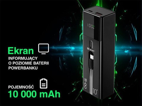 TRACER POWERBANK QUANT 10000MAH 100W PD+QC TRACER POWERBANK QUANT 10000MAH 100W PD+QC