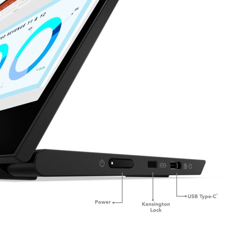 Lenovo ThinkVision M14d 14" QHD IPS 60Hz 300nits AG 2xUSB-C Raven Black (WYPRZEDAŻ)