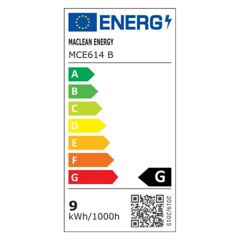 MACLEAN LAMPKA BIURKOWA LED, MAX. 9W, 220-240V AC, MOŻLIWOŚĆ ZMIANY BARWY, ŚCIEMNIALNA, 450LM MCE614 B