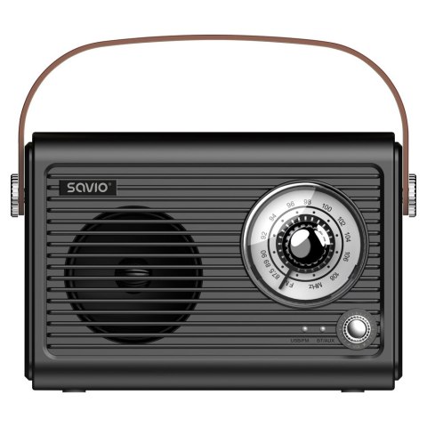 SAVIO RADIO PRZENOŚNE CZARNE RS-01 SAVIO RADIO PRZENOŚNE CZARNE RS-01