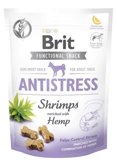 BRIT Functional Snack Antistress Shrimp - przysmak dla psa - 150 g