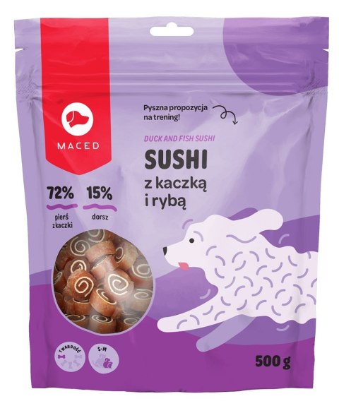 MACED Sushi z kaczką i rybą - przysmak dla psa - 500 g