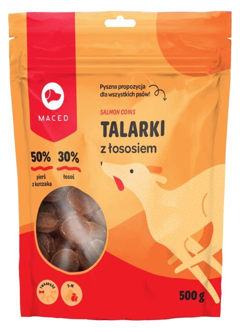 MACED Talarki z łososia - przysmak dla psa - 500 g MACED Talarki z łososia - przysmak dla psa - 500 g