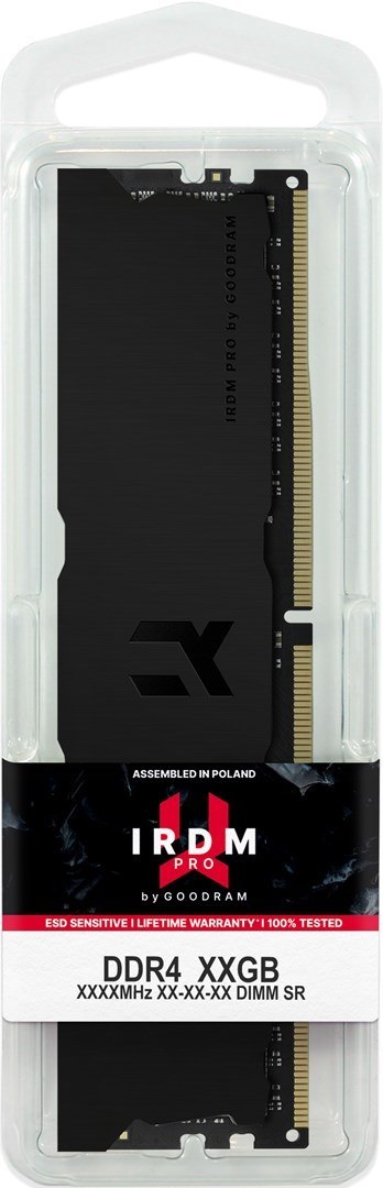 GOODRAM DDR4 2X32GB 3600 CL18 IRDM PRO Deep Black GOODRAM DDR4 2X32GB 3600 CL18 IRDM PRO Deep Black