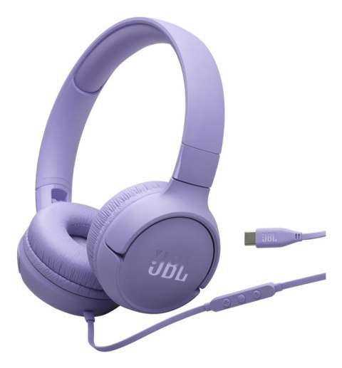Słuchawki nauszne JBL Tune520C USB-C Purple Słuchawki nauszne JBL Tune520C USB-C Purple