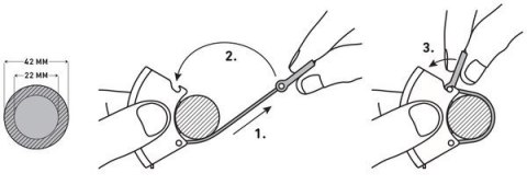 Lampka rowerowa BOOKMAN Curve Front Light 220lm Lampka rowerowa BOOKMAN Curve Front Light 220lm