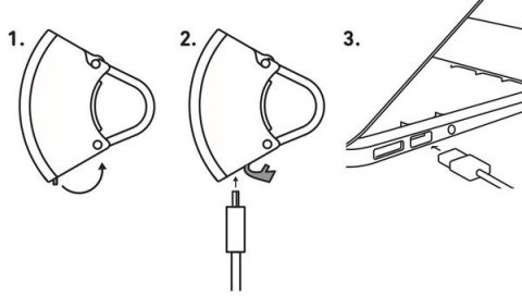 Lampka rowerowa BOOKMAN Curve Front Light 220lm Lampka rowerowa BOOKMAN Curve Front Light 220lm