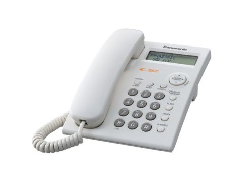 Telefon przewodowy Panasonic KX-TSC11PDW Biały (WYPRZEDAŻ) Telefon przewodowy Panasonic KX-TSC11PDW Biały (WYPRZEDAŻ)