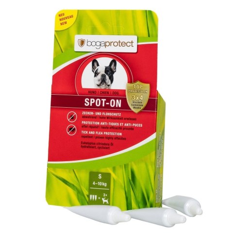 BOGAR Bogaprotect SPOT-ON krople pies S 3x1.2 ml BOGAR Bogaprotect SPOT-ON krople pies S 3x1.2 ml