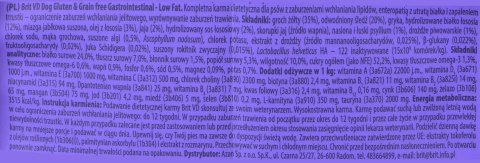 BRIT Grain Free Vet Diets Dog Gastrointestinal Low Fat Śledź & Groszek - sucha karma dla psa - 2 kg (WYPRZEDAŻ) BRIT Grain Free Vet Diets Dog Gastrointestinal Low Fat Śledź & Groszek - sucha karma dla psa - 2 kg (WYPRZEDAŻ)