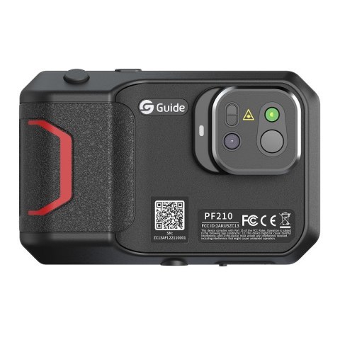 GUIDE SENSMART KIESZONKOWA KAMERA TERMOWIZYJNA USB-C, 256X192PX, -20°C DO 550°C, FOV 56°×48°, 3,5" LCD, LASER, 5MP PF210