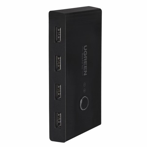 Ugreen Switch box HUB 4xUSB 2.0 (na 2 komputery) czarny