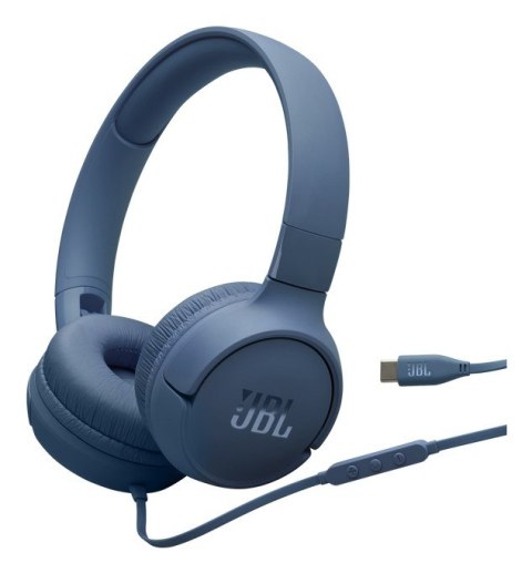 Słuchawki nauszne JBL Tune520C USB-C Blue Słuchawki nauszne JBL Tune520C USB-C Blue