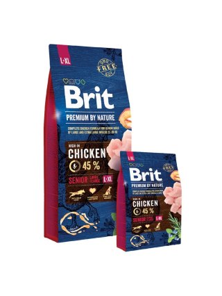 BRIT PREMIUM BY NATURE Senior Large / Extra Large Chicken 15kg (WYPRZEDAŻ)